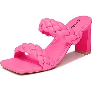Women's Braided Heeled Sandals